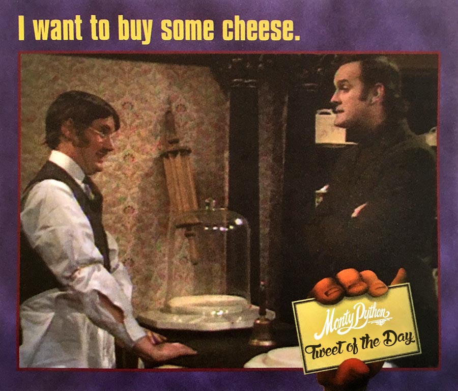 Monty Python Tweet Of The Day Pythonland Monty Python Tweet Of The Day Pythonland